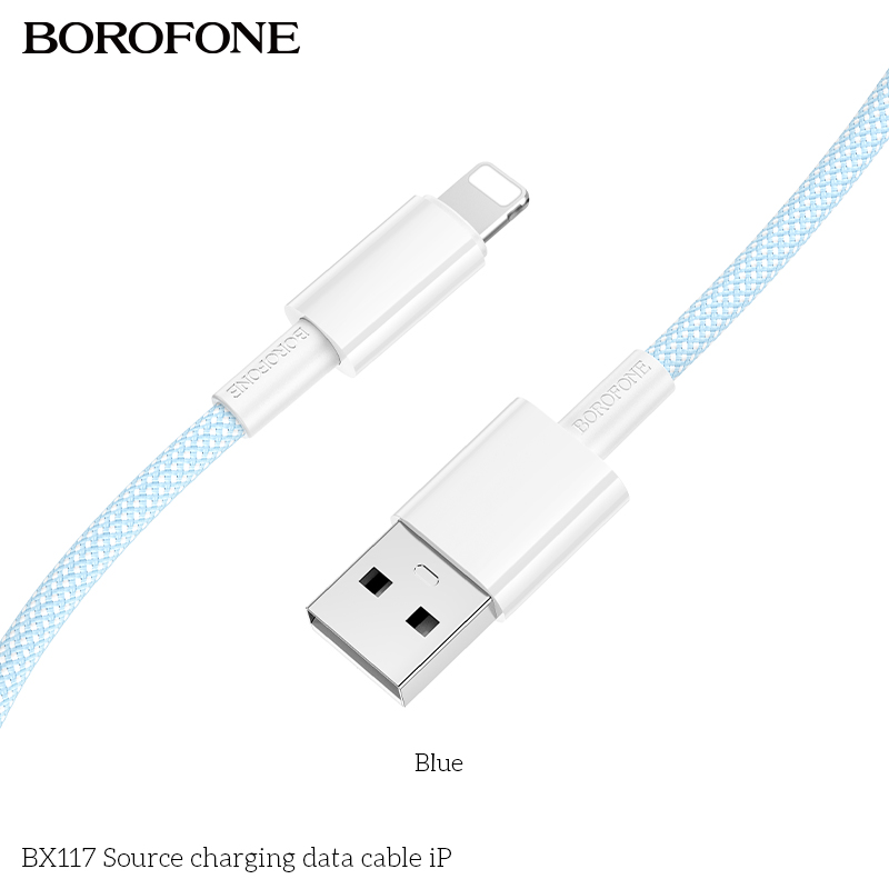 BOROFONE BX117 Source USB-A to Lightning cable NZ 8